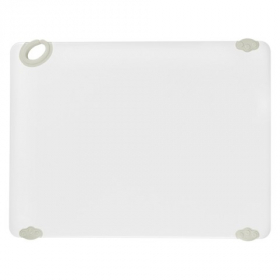 Winco - Statik Board Cutting Board, 18x24x.5 White with Non-Slip Feet and Hook, each