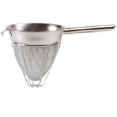 Winco - Bouillon Strainer, 8&quot; Stainless Steel with Extra Fine Mesh and Hollow Handle, Reinforced