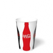 Paper Cold Cup, 16 oz Coke Design