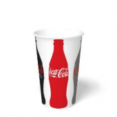 Paper Cold Cup, 18 oz Coke Design
