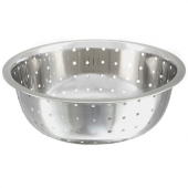 Winco - Chinese Style Colander, 11&quot; Stainless Steel with 5 mm Coarse Holes, each