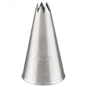 Cake Decorating/Pastry Piping Tip, #5 Star Stainless Steel