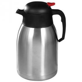 Winco - Carafe, 2.0 Liter Stainless Steel Lined Insulated