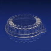 Lid, 6&quot; Clear Plastic Snap-On Round Dome Lid