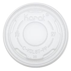 Karat - Food Container Flat Lid, 5 oz PP Plastic