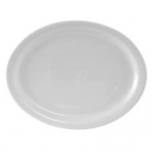 Tuxton - Colorado Platter, 13.125x10.125 Porcelain White