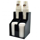 Winco - Cup &amp; Lid Organizer, 2 Tiers and 2 Stacks, 8.5x8.63x12.25, each