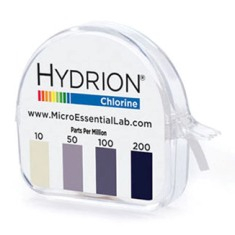 Hydrion Chlorine Test Paper Roll