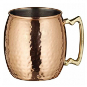 Winco - Moscow Mule Mug, 20 oz Hammered Copper
