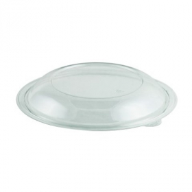 Anchor - Crystal Classics Lid, 8.5&quot; Round PET Clear Plastic, Fits 24 oz Bowls