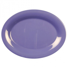 Platter, 13.5x10.5 Oval Purple/Blue Melamine