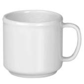 Mug, 10 oz White Melamine, 12 count