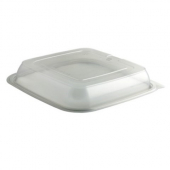 Anchor - Culinary Squares High Dome Lid, 8.5x8.5x1.6 Clear Anti-Fog Vented PP Plastic