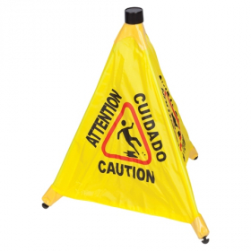Winco - Caution Sign Pop-Up Safety Cone