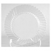 Classicware Plate, 6&quot; Clear Plastic