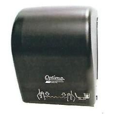 Allied West - Optima Roll Towel Dispenser, Mechanical Auto-Cut Hands-Free, Holds Standard 8&quot; Wide Pa