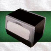 Allied West - Counter Napkin Dispenser, Full-Fold Napkin Holder, Brushed Steel