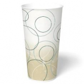 Paper Cold Cup, 22 oz Champagne Design