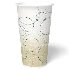 Paper Cold Cup, 32 oz Champagne Design