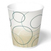 Paper Cold Cup, 12 oz Champagne Design
