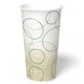 Paper Cold Cup, 24 oz Champagne Design