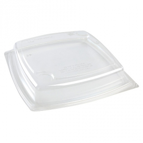 BottleBox - Food Container Lid, 9x9 Clear Recycled PET Plastic