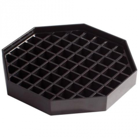 Winco - Drip Tray, 6&quot; Black Plastic
