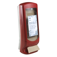 Tork - Xpressnap Signature Stand Napkin Dispenser, Red