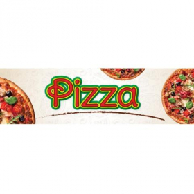 Winco - Electric Heated Merchandiser Pizza Sign, 5.75x16.125
