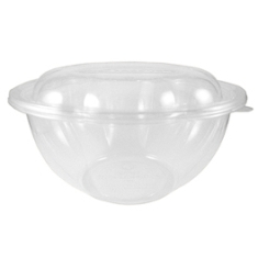 Eco-Products - Bowl with Lid, 32 oz Clear PLA Plastic
