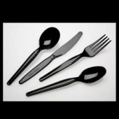 Fork, Extra Heavy Black Plastic