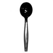 Soup Spoon, Extra Heavy Black PS Plastic