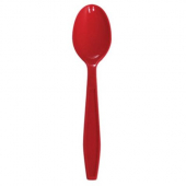 Karat - Teaspoon, Extra Heavy Weight Red PP Plastic