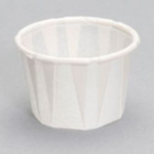 Genpak - Souffle, Paper Portion Cup, White, .75 oz
