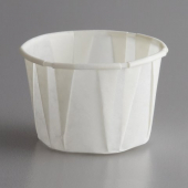 Genpak - Souffle, Paper Portion Cup, White, 1.25 oz