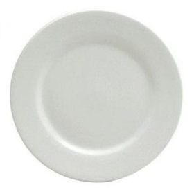 Oneida - Buffalo Plate, 6.25&quot; Bright White Ware