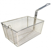 Winco - Fry Basket with 10.5&quot; Grey Handle, 13.25x9.5x6