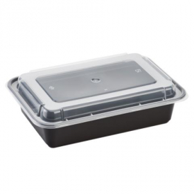 Karat - Food Container and Lid Combo, 38 oz PP Plastic, 150 count