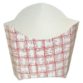 Fry Carton/Container, 4 oz Red Plaid Paper