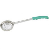 Winco - Portion Controller, 4 oz Perforated, Green Handle