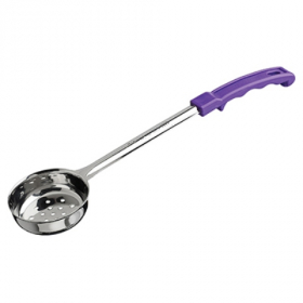 Winco - Portion Controller, 4 oz Perforated, Purple Handle, Allergen-Free