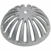 GSW - Floor Sink Dome Strainer, 5 1/5&quot; Aluminum, each