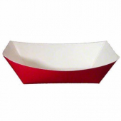 Food Tray, Red #100, 6.5x4.375x1.5, 1000 count