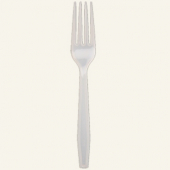 D&amp;W Fine Pack - Enviroware Monarch Dinner Fork, Pearl PS Plastic