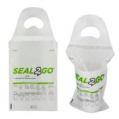 Seal-2-Go Plastic - 1-Cup Drink Bag with Handle and Tamper Evident Seal, 7x15+2.5, 250 count