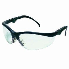 Safety Goggles, Black Frame/Clear Lens