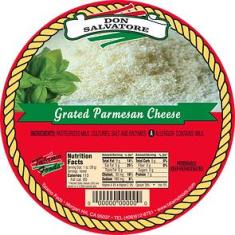 Grated Parmesan Cheese, Domestic