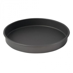 Winco - Cake/Deep Dish Pizza Pan, 14&quot; Round 2&quot;Height Anodized Aluminum