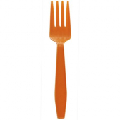 Karat - Fork, Extra Heavy Weight Orange PP Plastic