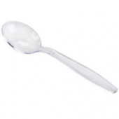 Soup Spoon, Heavy Clear Plastic